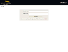 Tablet Screenshot of intranet.staatstheater-cottbus.de
